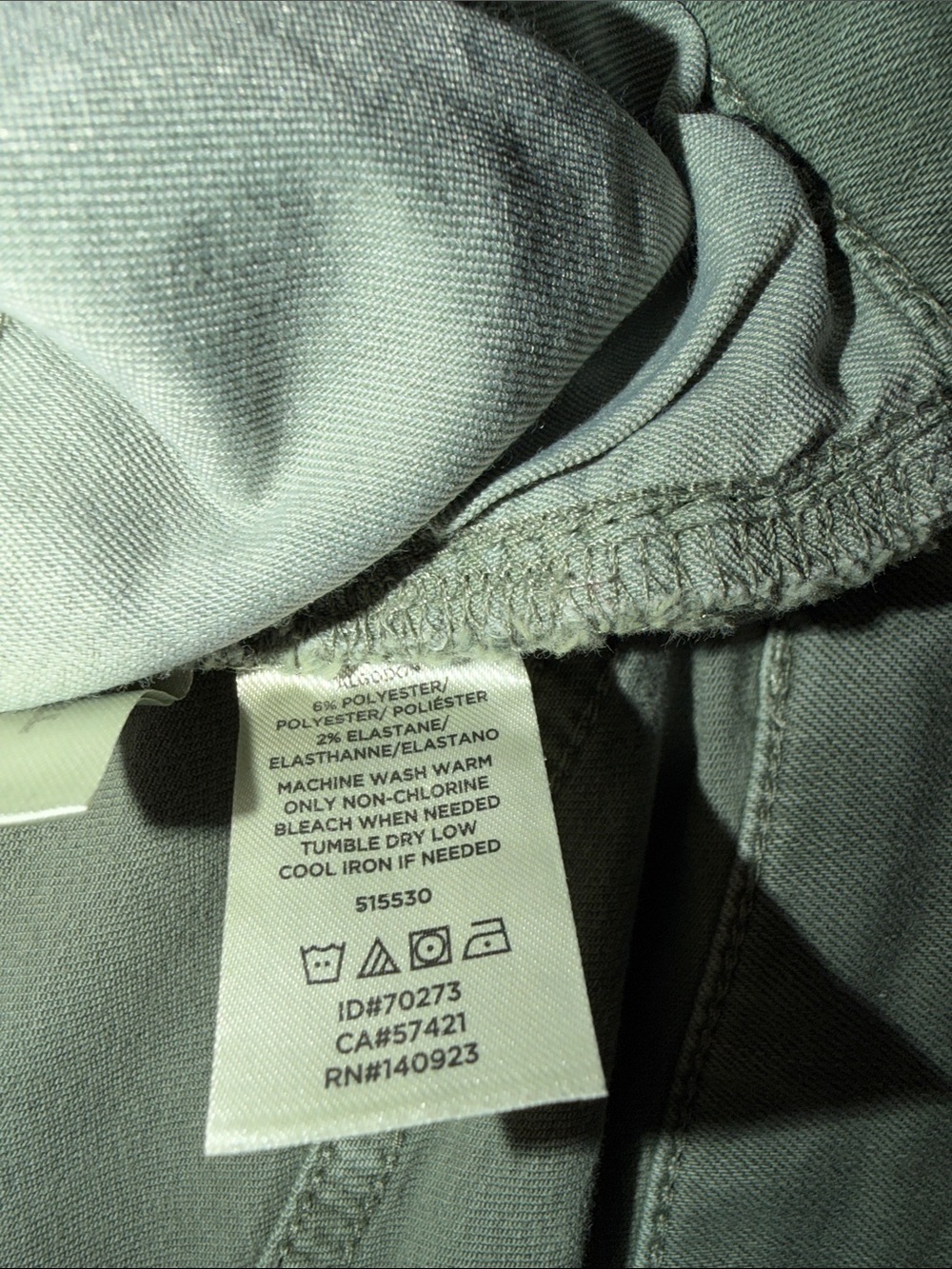 LOFT Skinny Jeans in Moss Green - Picture 4 of 7